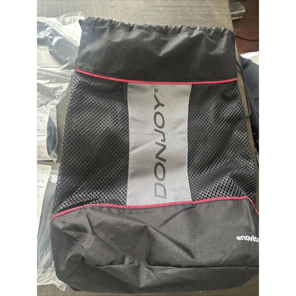 DonJoy Defiance Drop Lock Adjustable Knee Brace Black with Carry Bag Lot Kits SM